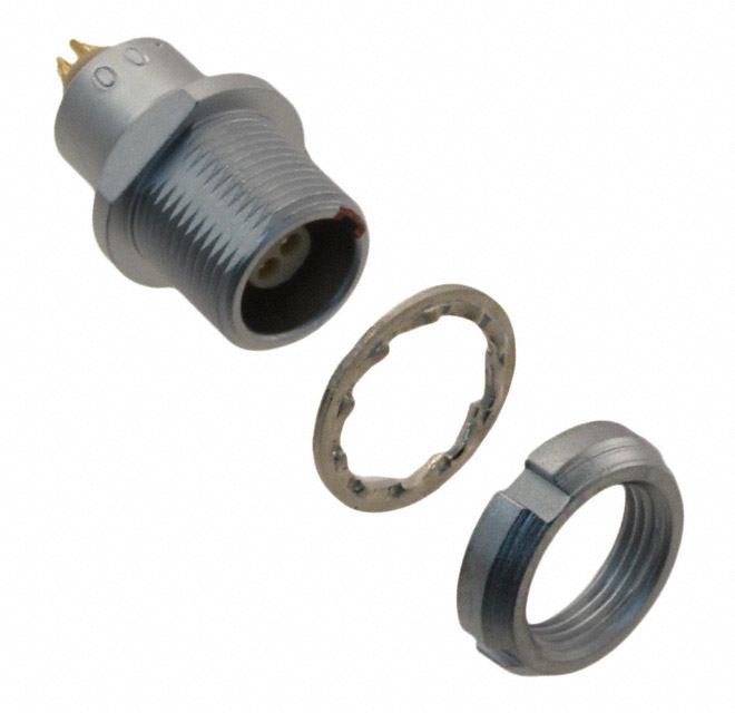 【EEG.00.302.CLL】CONN RCPT FMALE 2P GOLD SLDR CUP